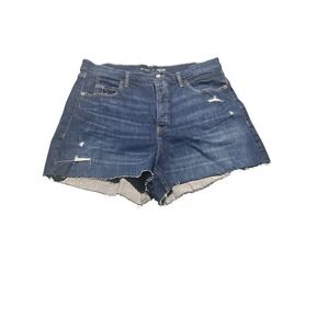 Old Navy Shorts Womens 18‎ Sky Hi A Line Higher High Rise Cut Off  Jean Shorts